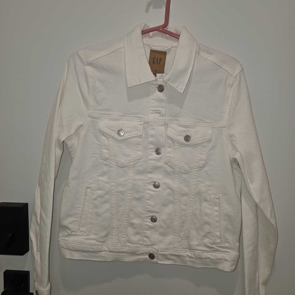 GAP Women's Jean Jacket - White